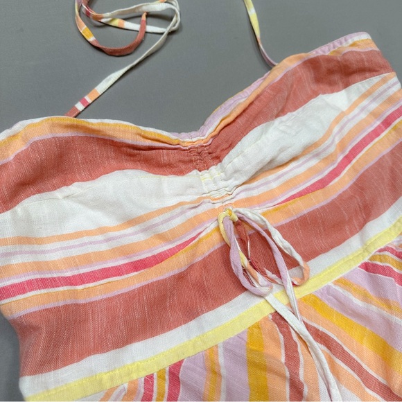 Anthropologie Savannah halter dress in summer washed colors, 12. - Picture 6 of 7